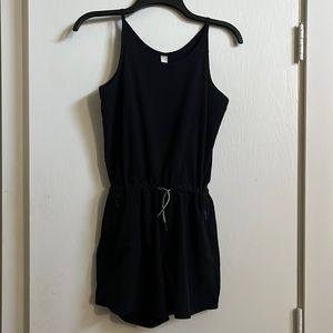Athleta girls XL/14 Black Romper Shorts